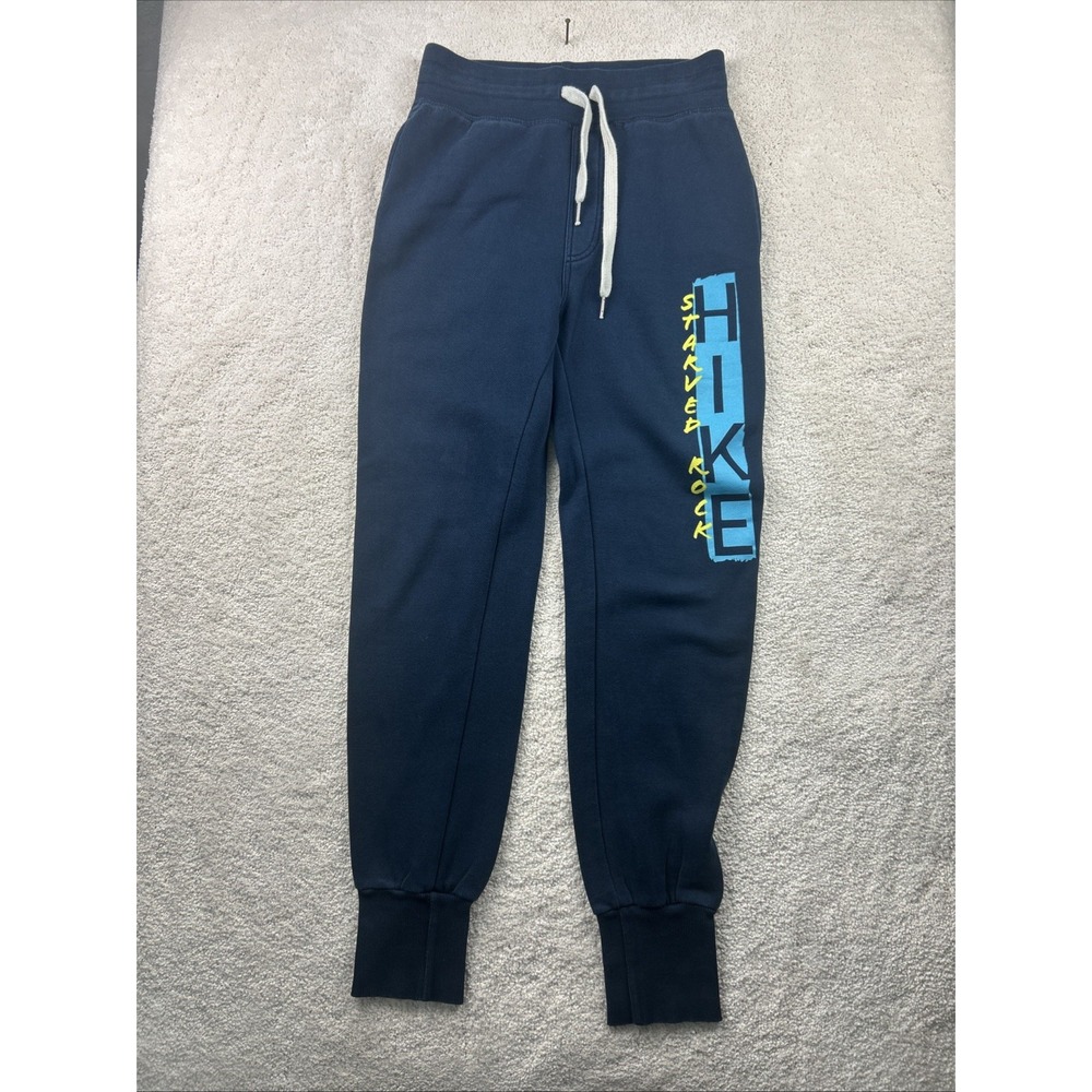 ACE USA Hike Starved Rock Sweatpants Men S Blue‎ Stretch Cotton Tailored Fit